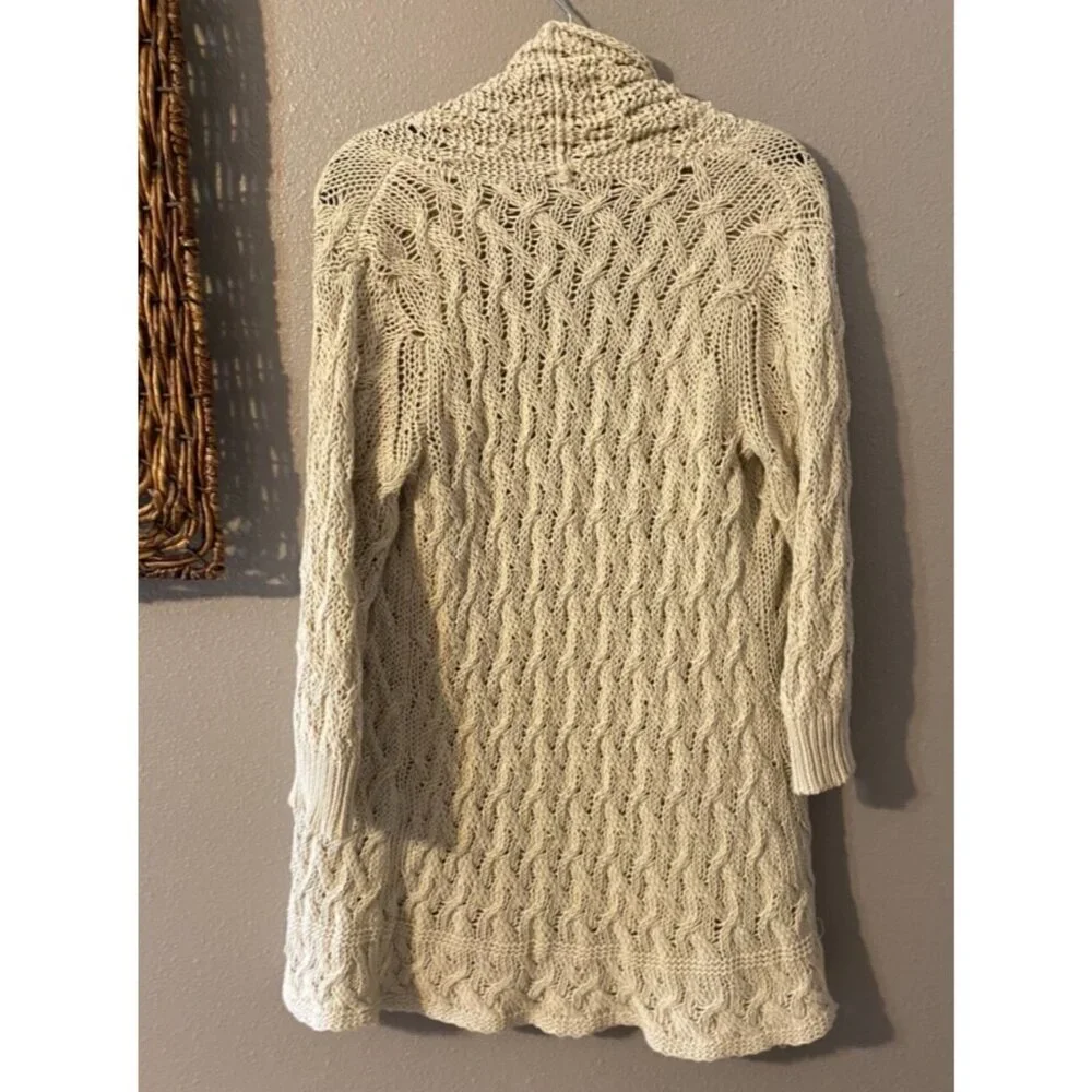 Tommy Bahama Womens Cardigan Sweater Light Brown Extra Small XS Linen Cotton - Picture 6 of 6